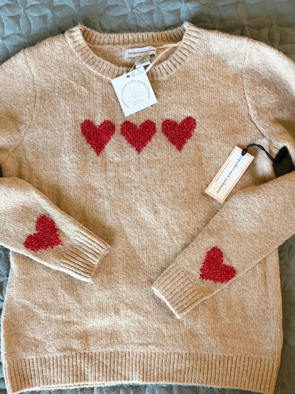 NWTCupcake and cashmere sweater size XS